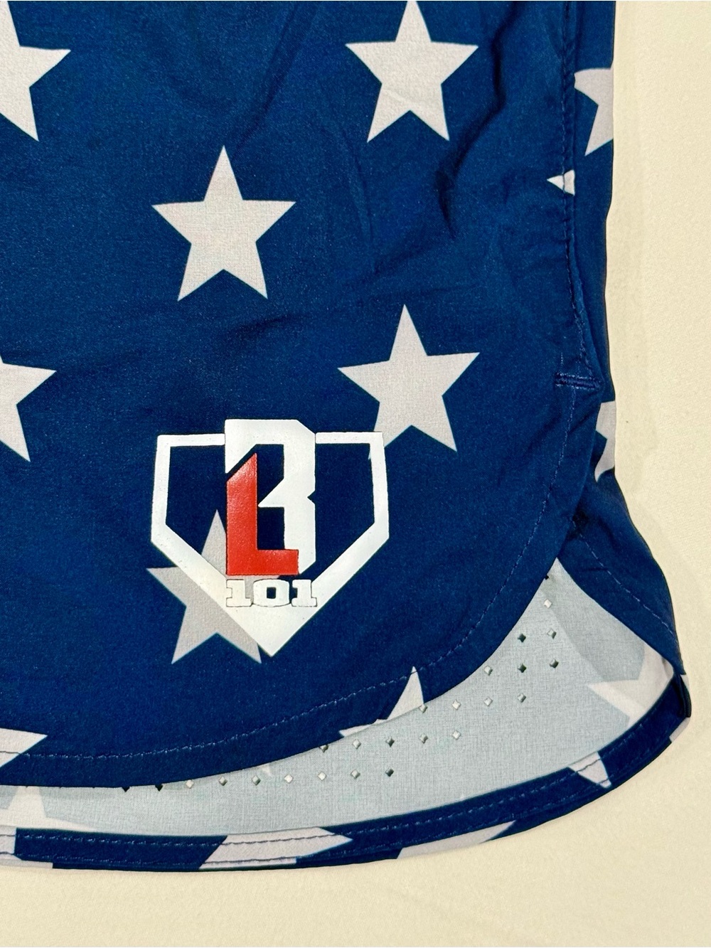 New Baseball Lifestyle 101 Pro Series Shorts Mens XL Freedom Liner Lined Stars - Picture 2 of 8
